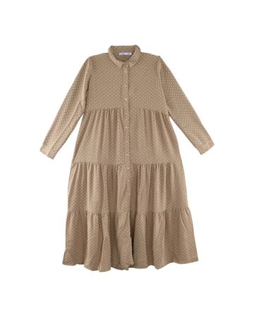Mishkat Classic Collar Long Sleeves Maxi Dress