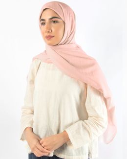 Mishkat Cotton Scarf (Nude) 100 x 200 cm