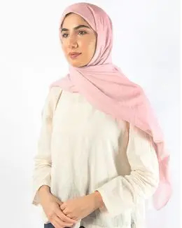 Mishkat Cotton Scarf (Pink) 100 x 200 cm
