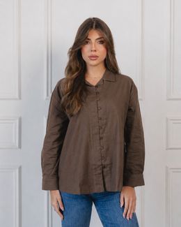 Mishkat Kiswa Shirt + Bag Mazj Collection (Brown) - XL