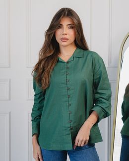 Mishkat Kiswa Shirt + Bag Mazj Collection (Green) - XL
