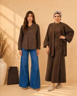 Mishkat Mazj Women's 3-Piece Set Brown