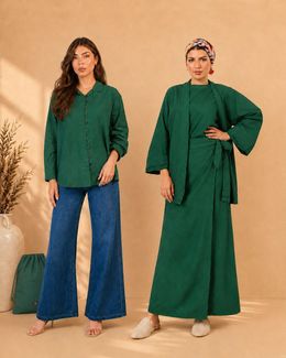 Mishkat Mazj Women's 3-Piece Set Green