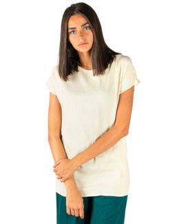 Mishkat Off-White Short Sleeves Top - M