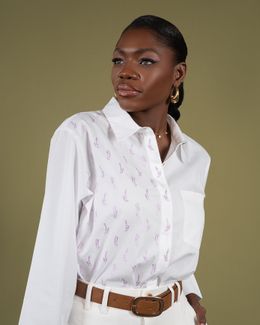 Mishkat Lavender Cotton Poplin Shirt - XL