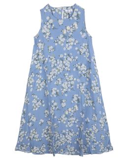 Mishkat Sleeveless Floral Maxi Dress (Blue)