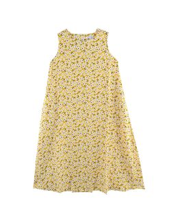 Mishkat Sleeveless Floral Maxi Dress (Yellow)