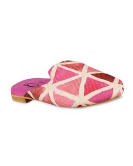 Mishkat Yagout Babouche Shoes for Kids (Pink) - 26/27 EU
