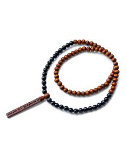 Min Maadan Alensan Blue Sand Rememberance Subha Beads - Dark Blue
