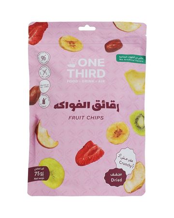 ون ثيرد رقائق الفواكه 75 جرام