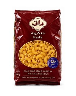 Raq 100% Durum Wheat Striped Elbow Pasta - 400 gm