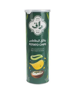 Raq Potato Chips - Sour Cream & Onion - 165 GM