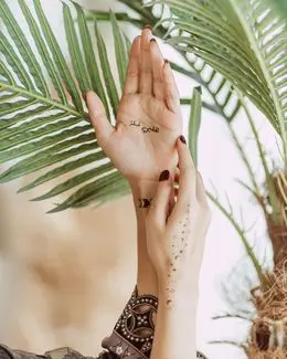 سنسي ملصق حناء مؤقت (نقشة) 03