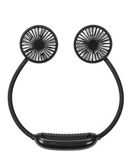 Shababuna Souvenir Electric Neck Fan - Black