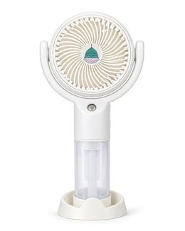 Shababuna Souvenir Water Mist Electrci Hand Fan - White