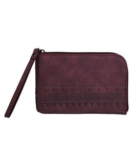 Shababuna Souvenir Vegan Leather Clutch Bag (Al-Rawshan Al-Hijazi) Purple