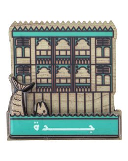 Shababuna X Hnak Jeddah Fridge Magnet SDAT-4