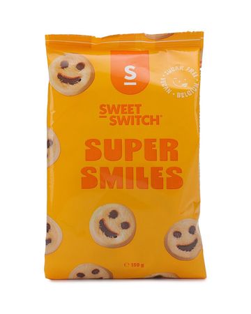 Sweet Switch Belgian Super Smiles Biscuits 150 g